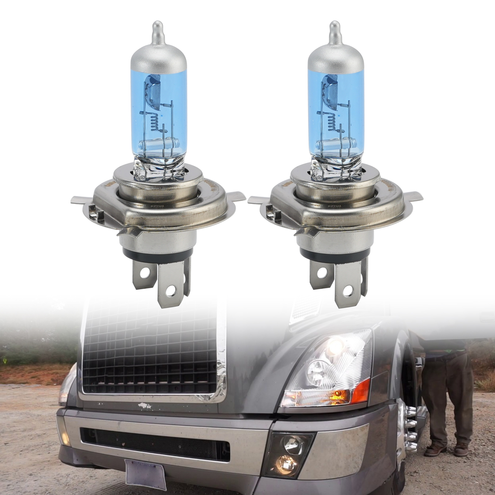 Car Light Truck X Halogen Headlight Bulb H4 62248TX 24V 100/90W For OSRAM