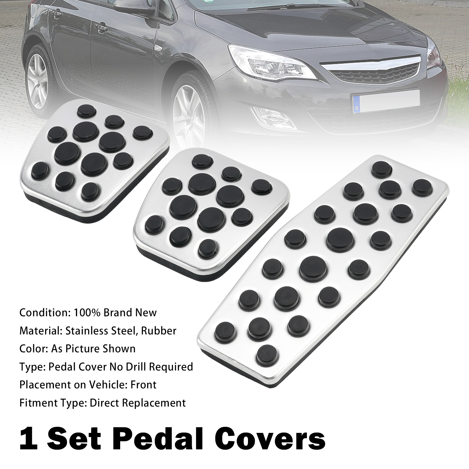 1995-2019 OPEL Astra Insignia Meriva Vectra Zafira Pedal Set Pedals Pedal Caps Generic