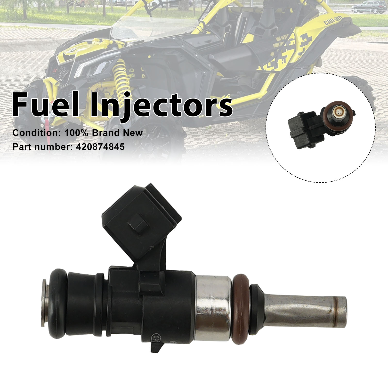 2017-2022 Can-Am Maverick X3 Turbo 420874845 Fuel Injectors