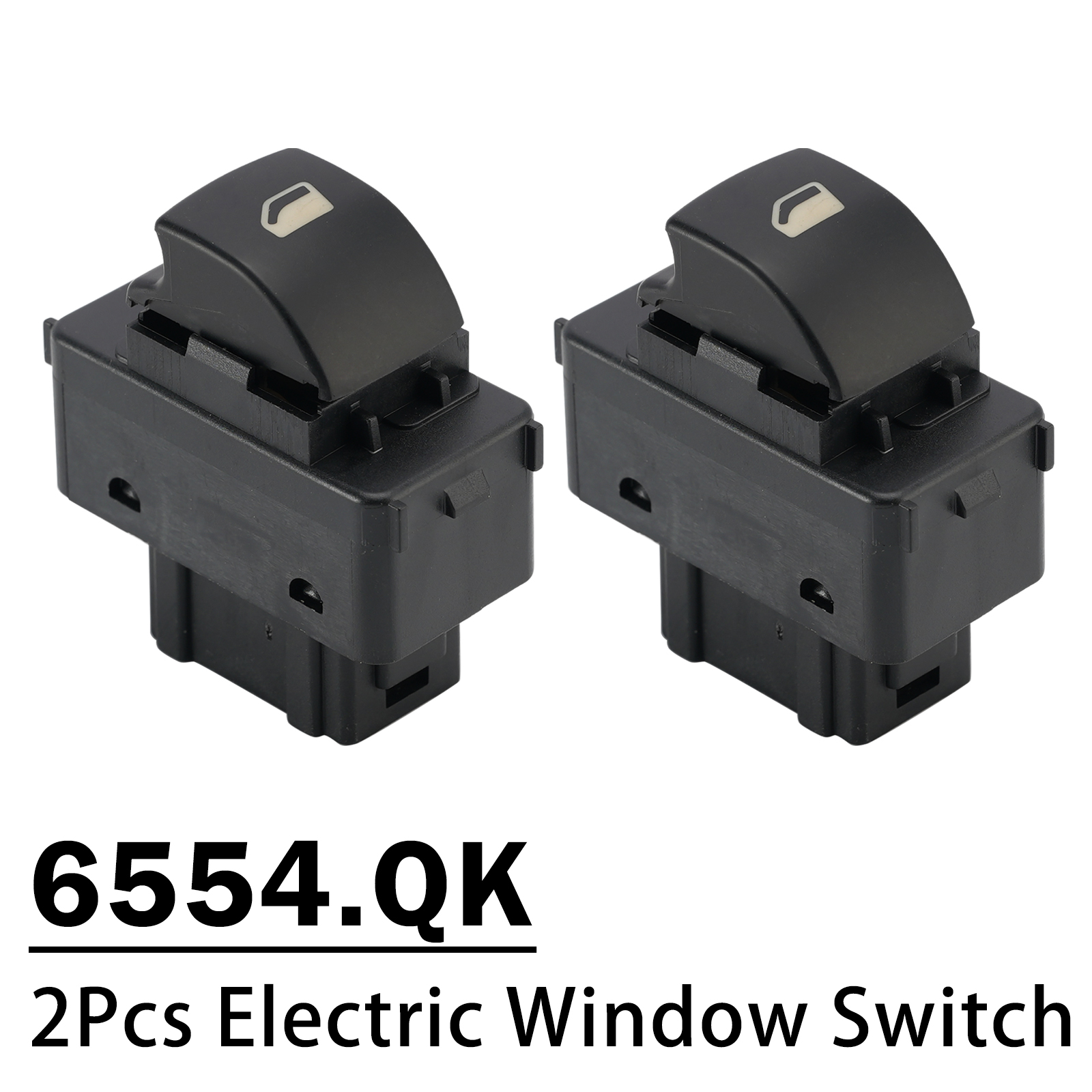2008-2018 Citroen Berlingo 2Pcs Electric Window Switch 6554.QK MPV