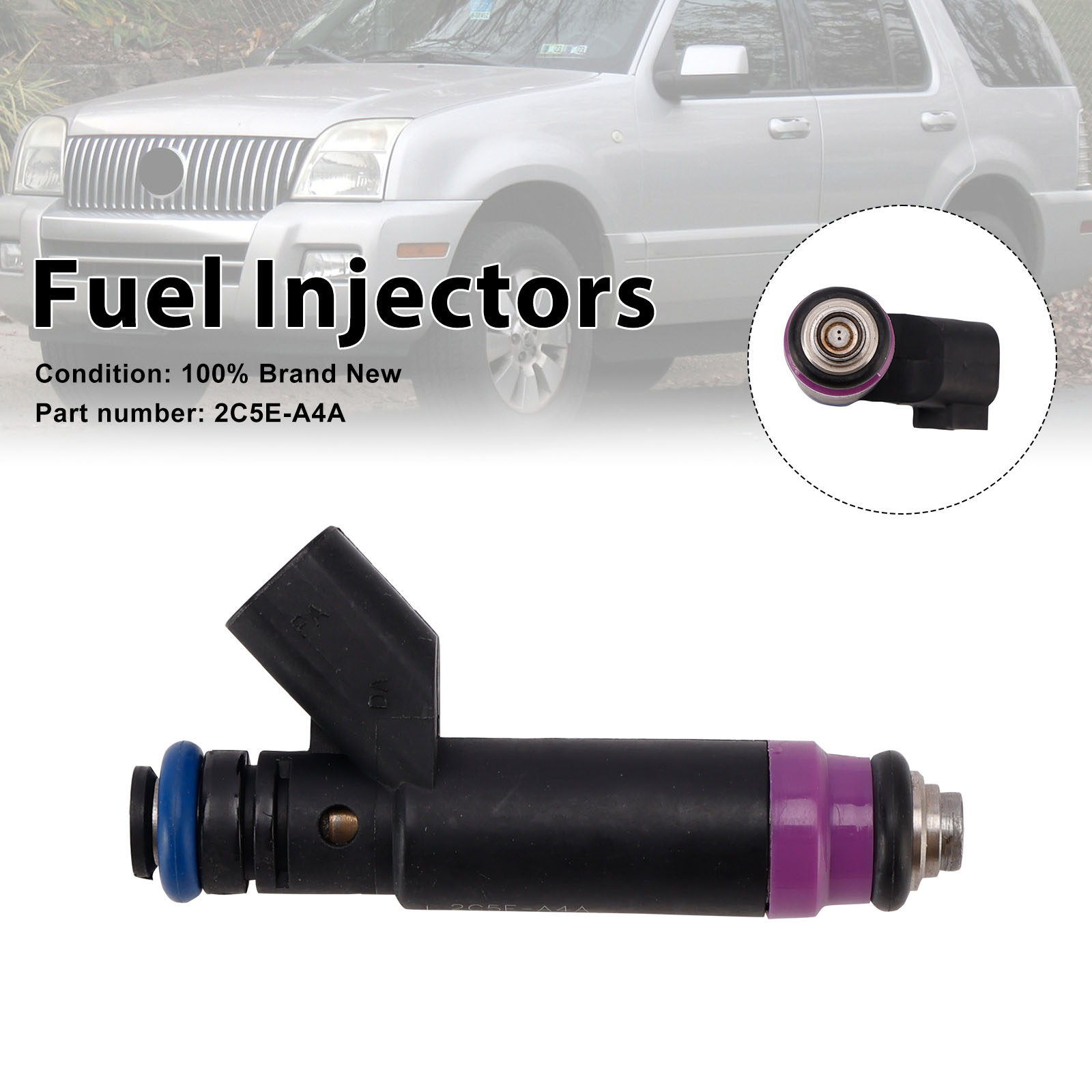 2C5E-A4A Fuel Injectors For Mercury Ford 4.6L V8 2003-2010