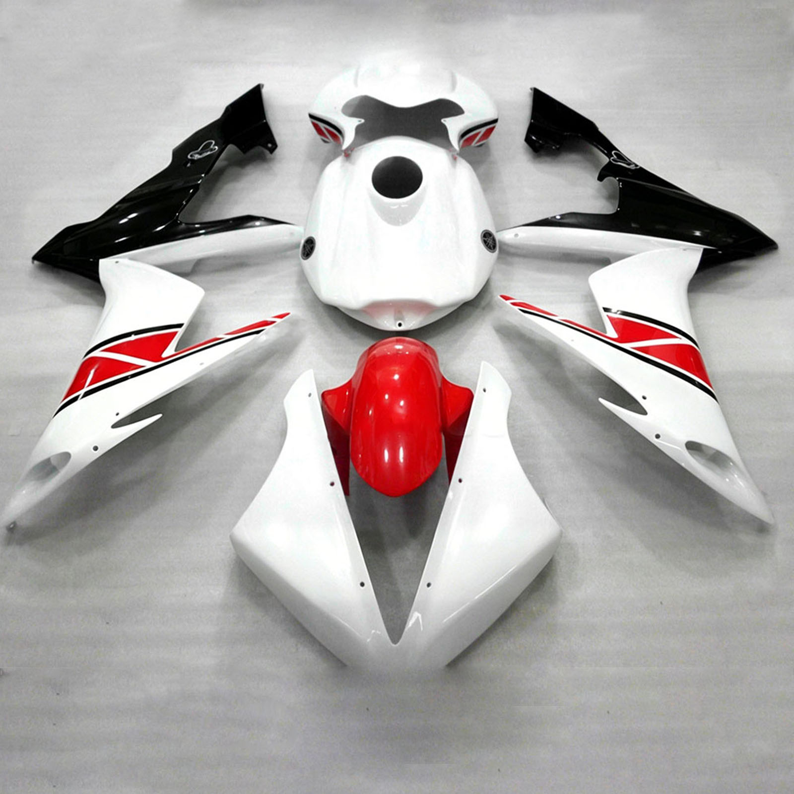 Amotopart 2004?2006 Yamaha YZF 1000 R1 Generic Injection Fairing Kit ABS Plastic #233