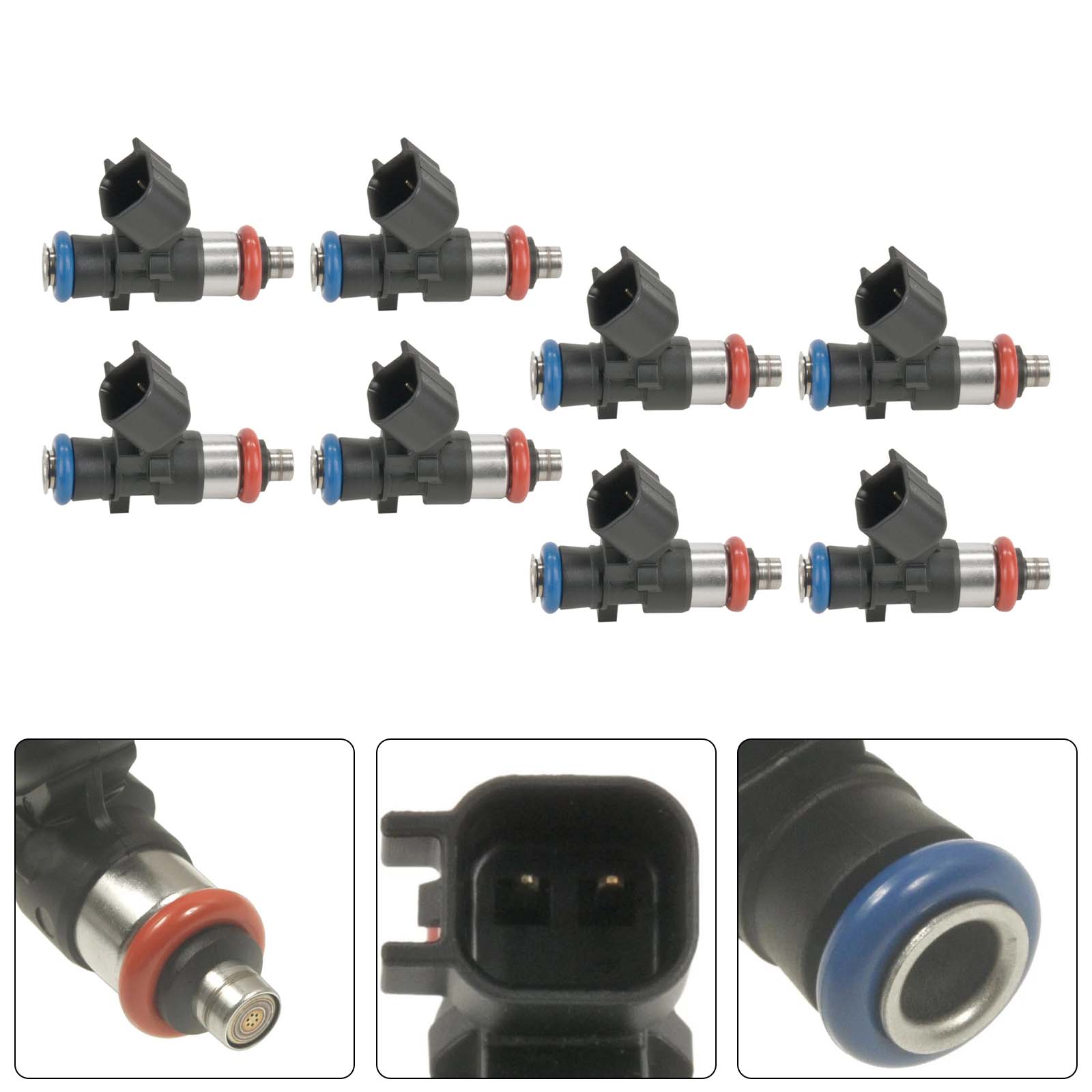 2009-2015 Cadillac CTS-V 6.2L V8 8Pcs Fuel Injector 0280158187 Generic