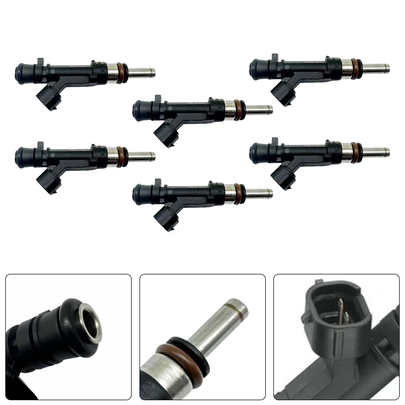 6Pcs Fuel Injector For Audi A6 2004-2008 A6 Avant 2.4 2005-2008 0280158053