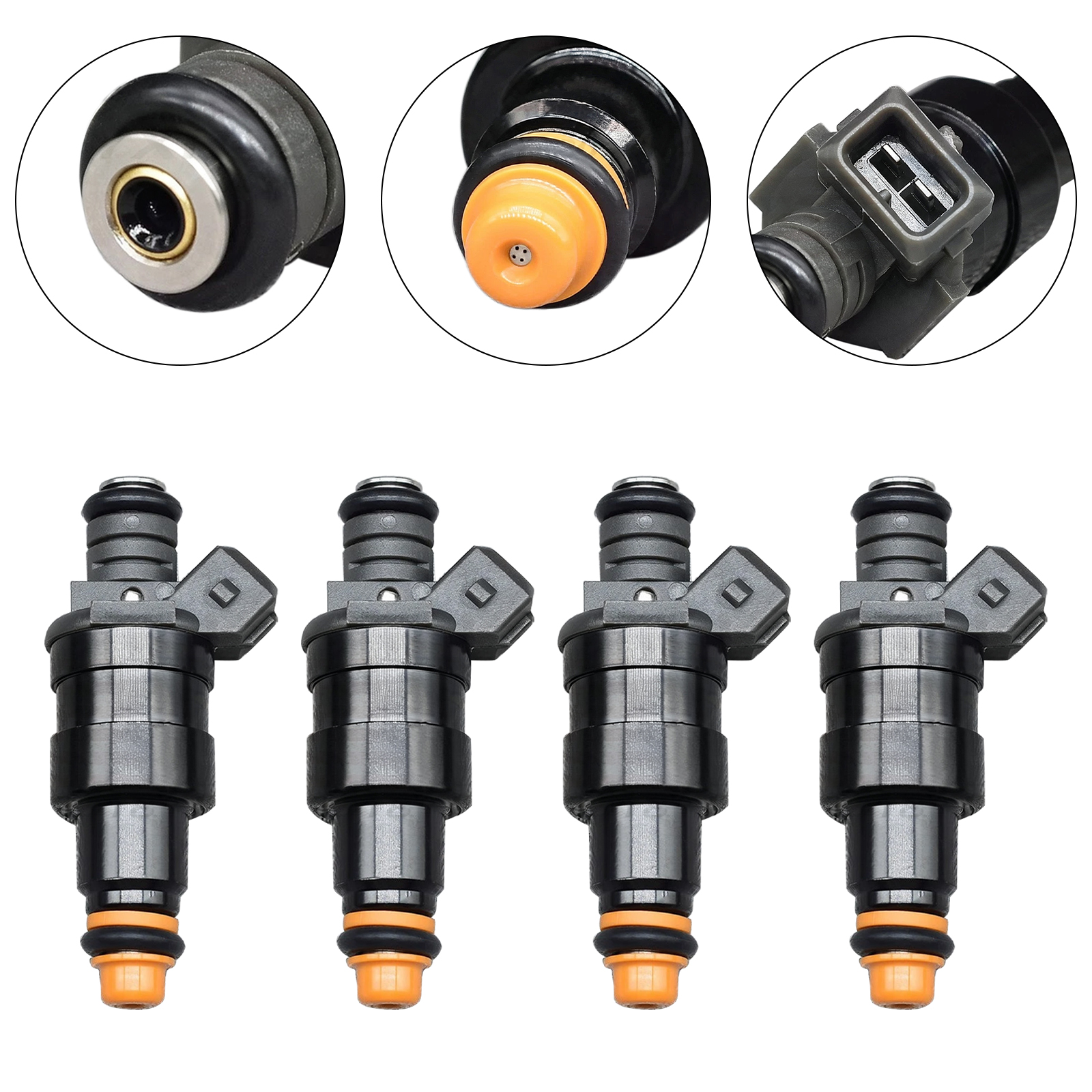 4Pcs Fuel Injector For Porsche 911 Base Carrera 3.2L 1984-1989 0280150158