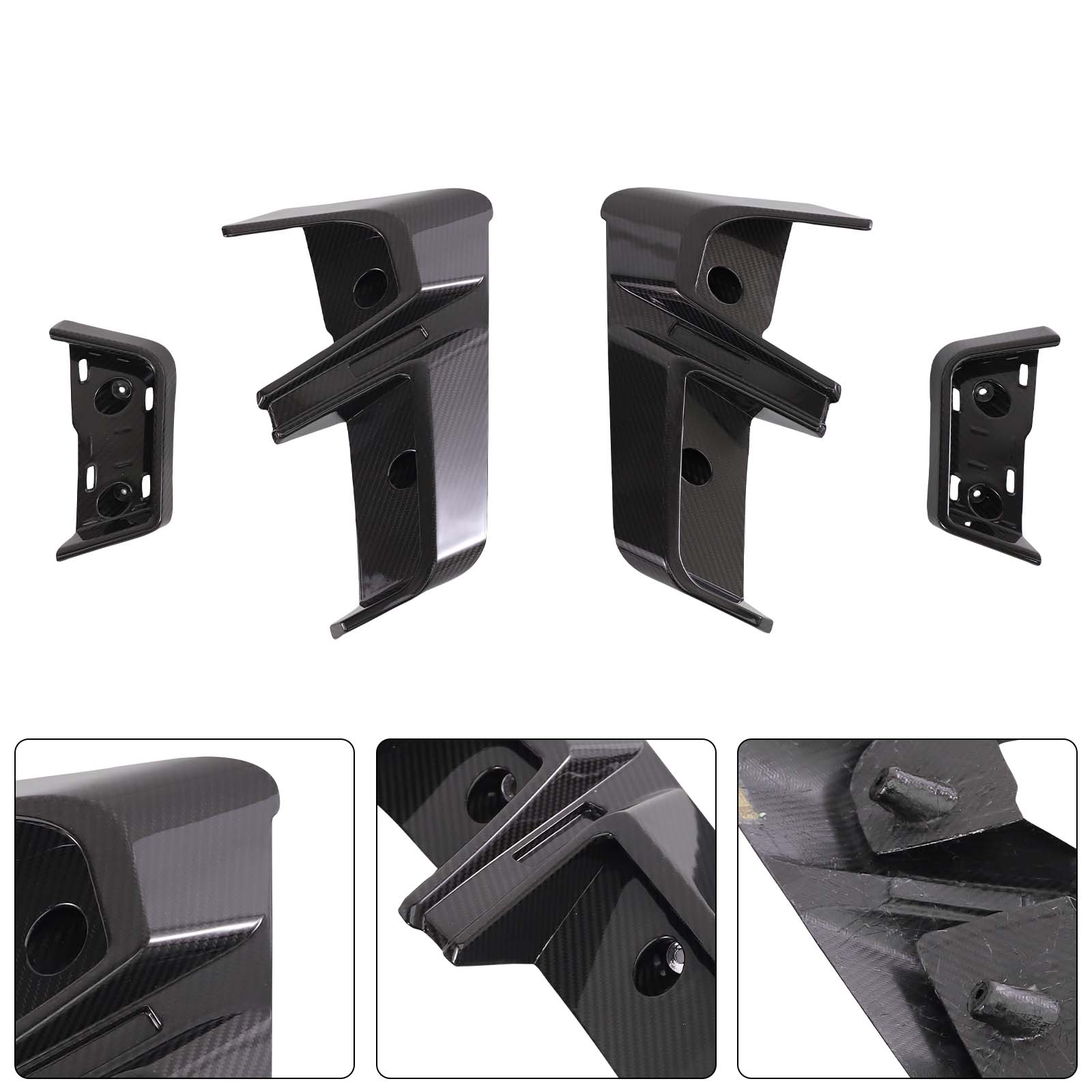 Dry Carbon Fender Flares Arch Trims Fit Mercedes Benz W464 B700 B800 2019+ Wide