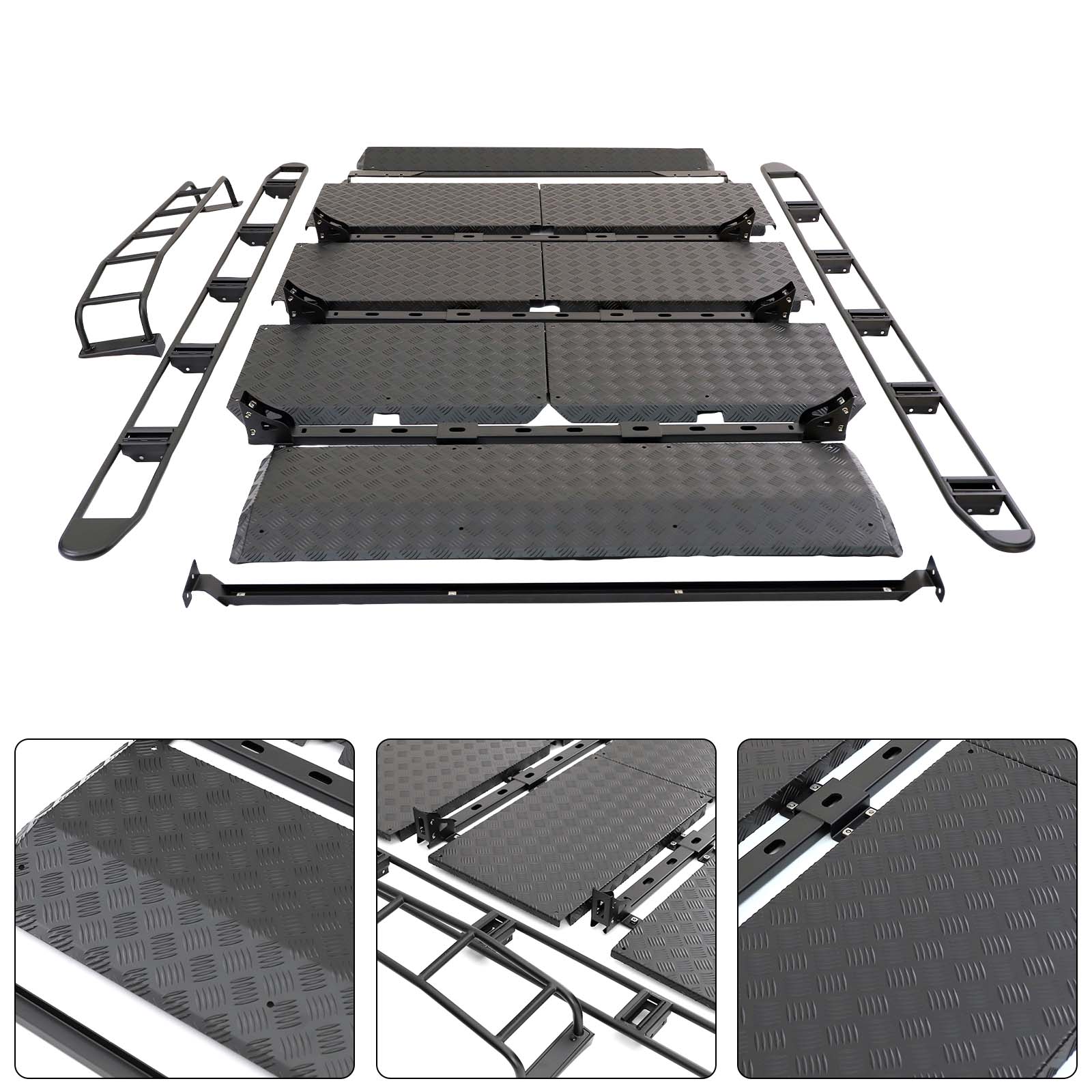 Roof Rack Rail Cross Bar Luggage Fit Benz G Class W463A W464 With Ladder