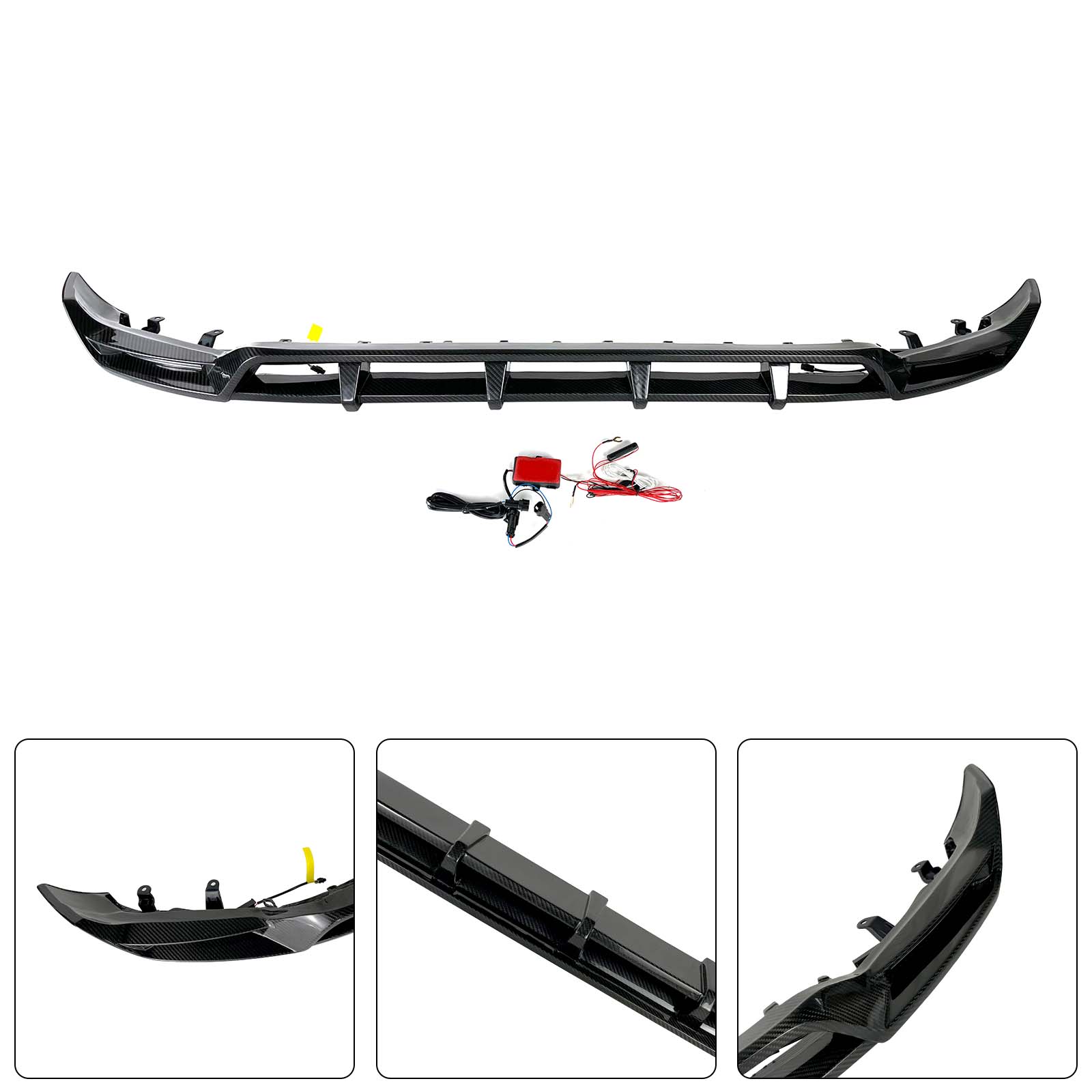 Dry Carbon Front Bumper Lip Fit Mercedes Benz G-Class W464 W463A 2019-2023