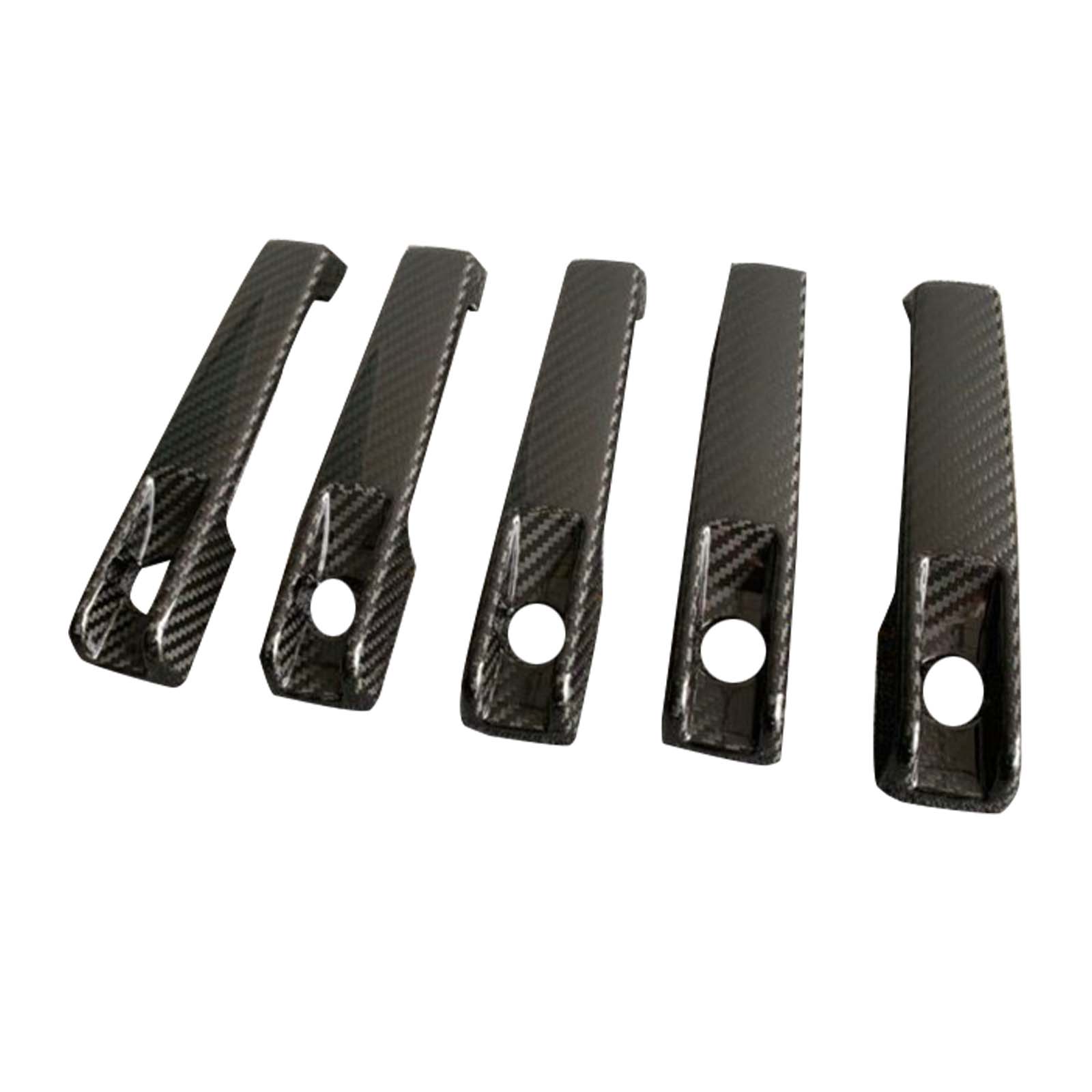 5PCS Dry Carbon Door Handle Cover Trim Fit Benz G Class W463A W464 2019-2023