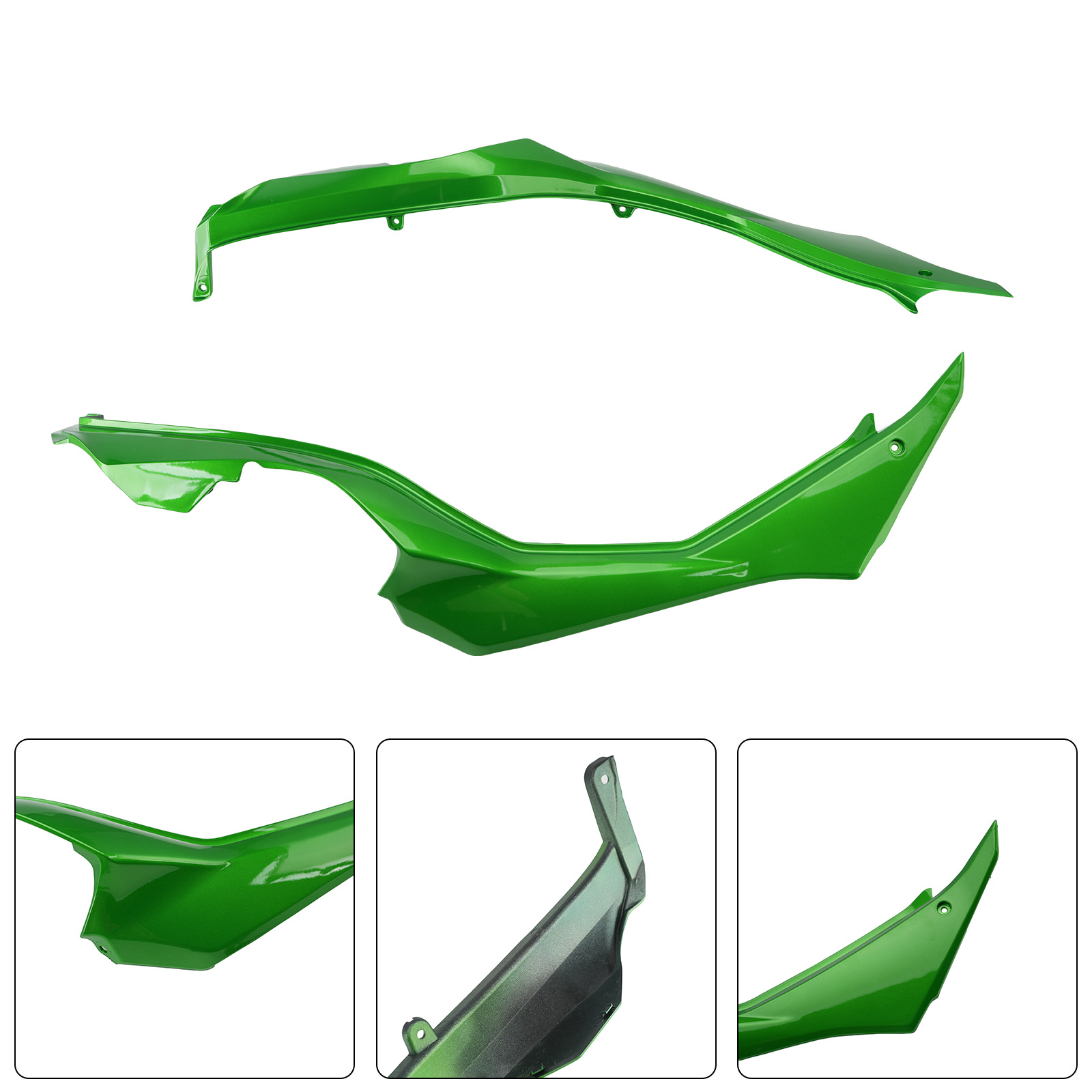 2019-2024 Kawasaki Versys 1000 Side Seat Fairing Guards Cowl Green