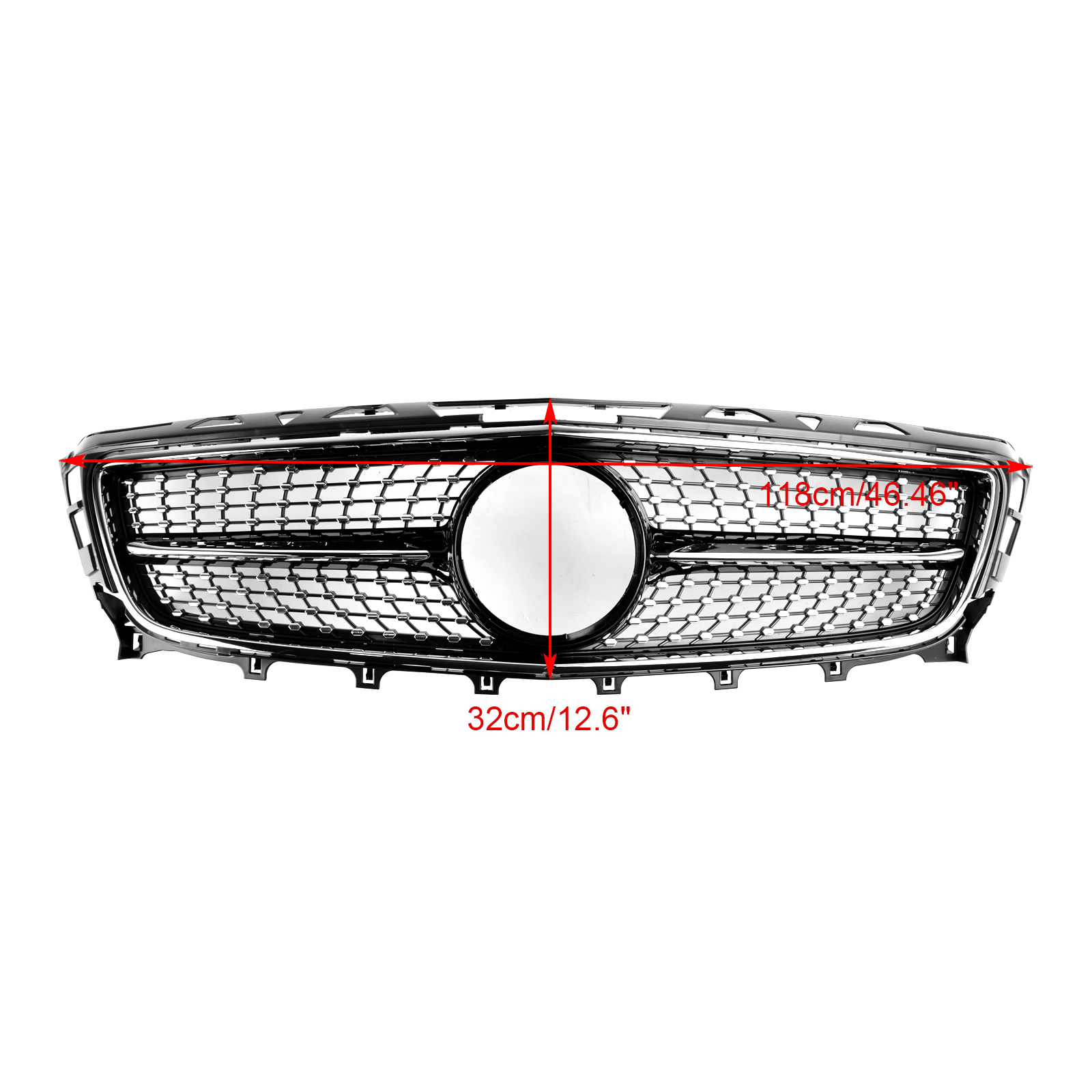 Front Grill Grille Fit Mercedes-Benz W218 CLS-Class ClS350/500/550 2011-2014