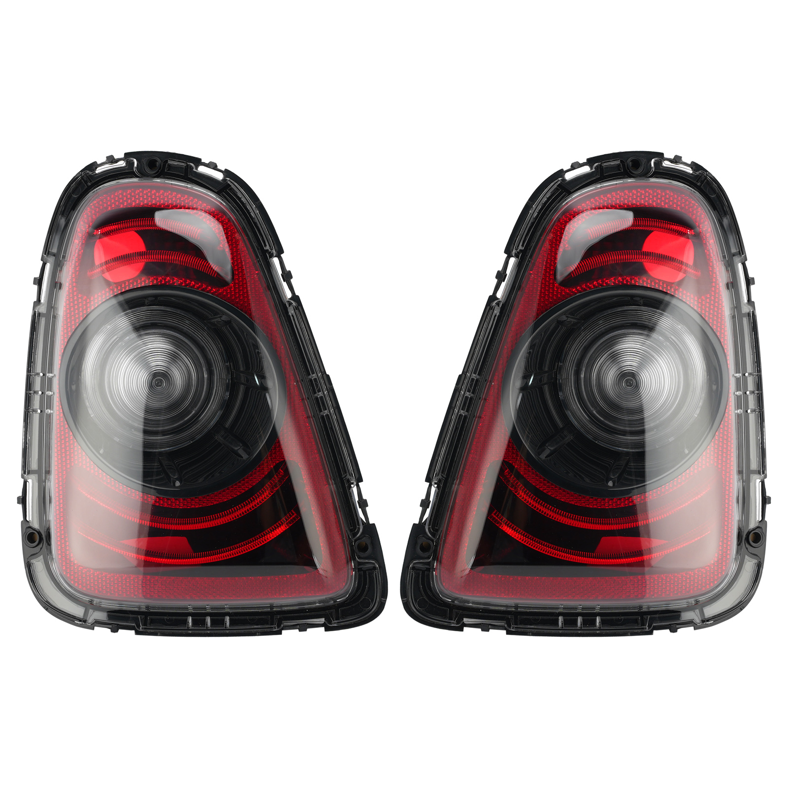 MINI Cabrio R57 LCI 05/2010-06/2015 Rear Left+Right Tail Lamp Black Line Retrofit Kit