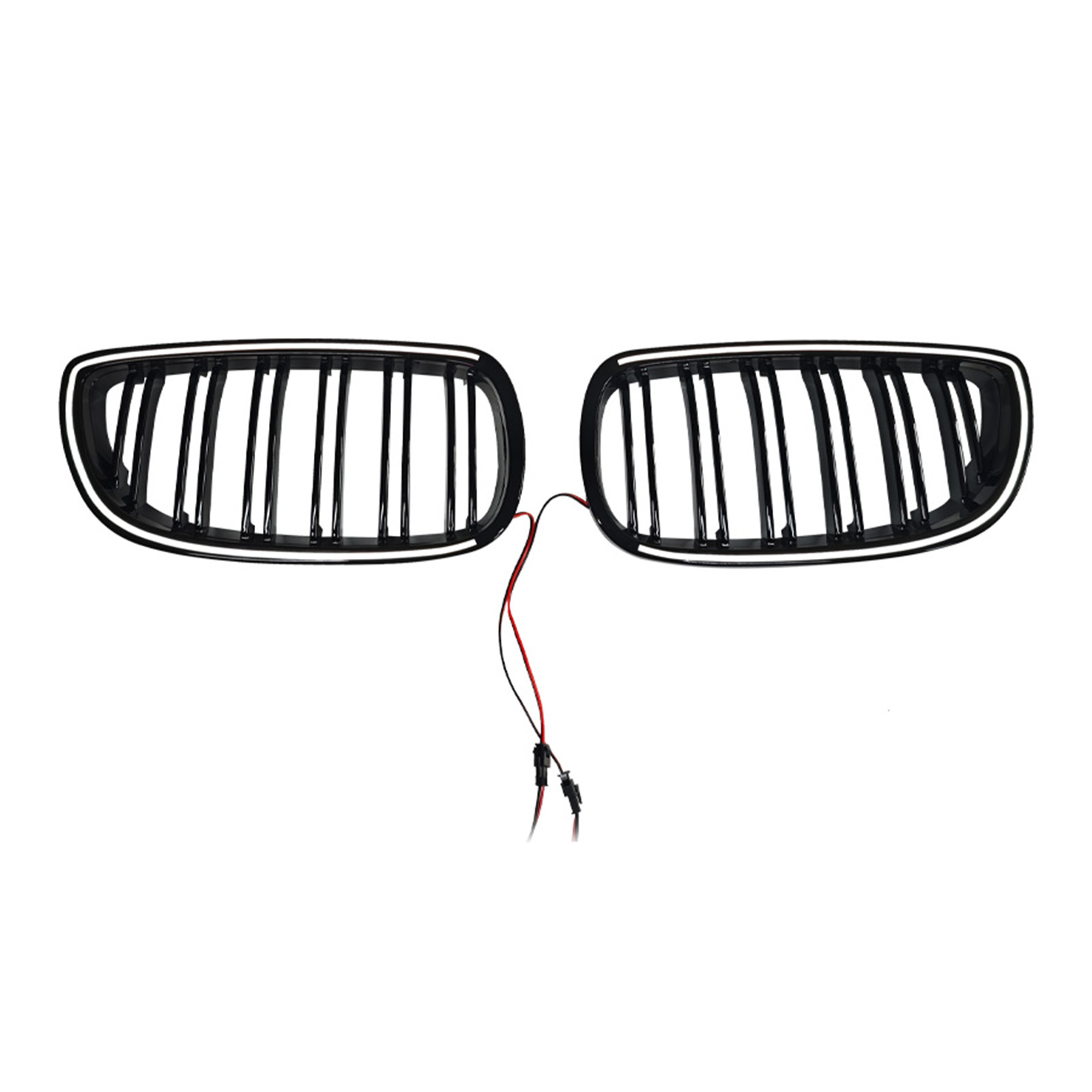 2006-2009 BMW E92 E93 335i 328i Coupe Gloss Black Front Kidney Grill Grille