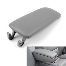 PU Leather Center Console Armrest Cover Lid For Audi A4 S4 A6 (2000-2005) Gray