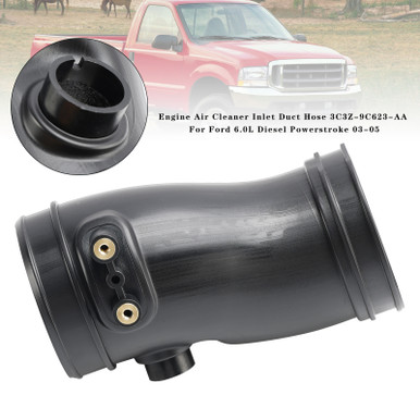 Ford OEM Left Quick Disconnect High Pressure Hose 3C3Z9324BA – 2003-2004 6.0L Powerstroke