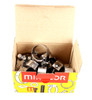 Mikalor Exhaust Clamps 34-37mm Stainless Steel & Zinc Bolt Per 10