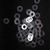 Washers Clear Plastic 6mm ID x 12mm OD Per 50