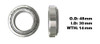 Taper Bearing ID 30mm x OD 48mm x Thickness 14mm 92048-006