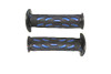 Grips Small Dimple Black, Blue to fit 7/8"Handlebars Pair