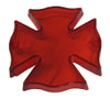 Tailight Lens Fire Maltese Cross with Red Lens