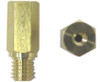 Brass Jets HEX LONG 1806mm Head Size, 5mm Thread & 0.9mm Pit Per 5