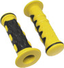 Grips Finger Control Yellow with Black inlay for 7/8H/Bars" Pair