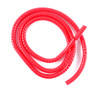 Cable Cover Red 11mm x 13mm 1.5 Metres Silver Cover