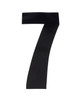 Competition Numbers Black 6" 7 Gloss Per 10