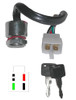 Ignition Switch Fits Honda CB175, CB450, CB550 4 Wire Square Plug