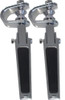 Footrests Clamp-On Rubber Inlay Style Pair