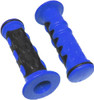 Grips Finger Control Blue with Black inlay for 7/8H/Bars" Pair