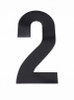 Competition Numbers Black 6" 2 Gloss Per 10