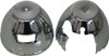 Speedo & Tacho Bottom Clock Covers Chrome Fits Kawasaki Z650, Z900 Pair