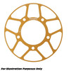 Supersprox Alloy Colored Disc Sprocket, 47T Gold for Suzuki GS500 1989-2002