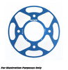 Supersprox Alloy Colored Disc Sprocket, 45T Blue for Suzuki GSX-R 125 2017-2019