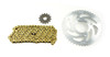 Chain & Sprocket Kit To Fit Suzuki GSX-R125 17-19 45/14 + 428H-122L Gold