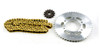 Chain & Sprocket Kit To Fit Yamaha YZF-R125 08-18 48/14 + 428H-132L Gold