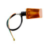 Com/Ind Mini GSXR Style Black Long Stem with Amber Lens