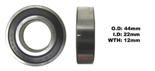 Bearing Koyo 60/22DDUID 22mm x OD 44mm x W 12mm 09262-22033