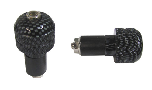 Bar End Weight Universal Carbon Look, Fits 7/8 Handlerbars Pair