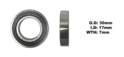 Bearing Koyo 6903DDUID 17mm x OD 30mm x W 7mm