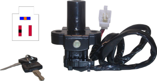 Ignition Switch Fits Honda CBR600F, VFR800, CB500 91-01 3 Wires