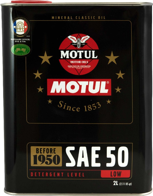 Motul Classic Oil SAE 50w 4T Mineral 2 Lts