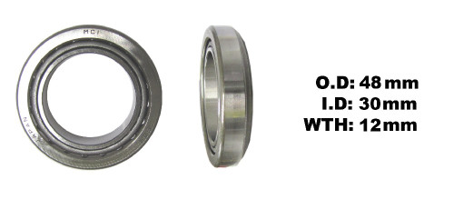 Taper Bearing ID 30mm x OD 48mm x Thickness 12mm 93399-99942