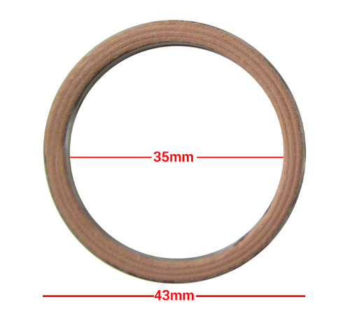 Fits Honda TRX 350 FE Rancher ES 4x4 EU 2000-2006 Alloy Exht Gasket Per 10