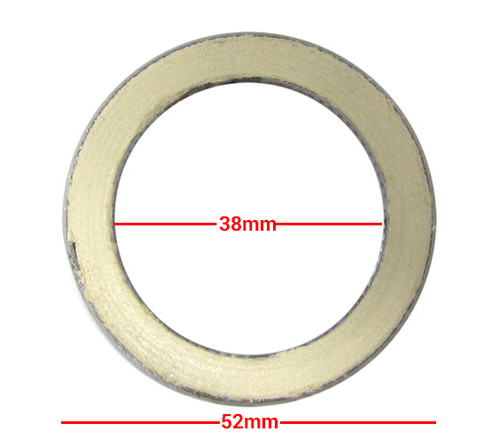 Fits Yamaha RD 250 LC UK 1980-1982 Exhaust Gasket - Alloy Fibre Type Per 10