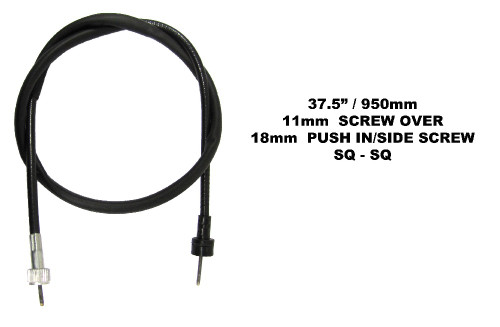Fits Yamaha DT 125 LC Mk 1 Drum Europe 1982-1984 Speedo Cable