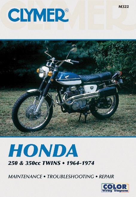 Fits Honda CL 350 Scrambler K Europe 1968-1973 Manuals - Clymer