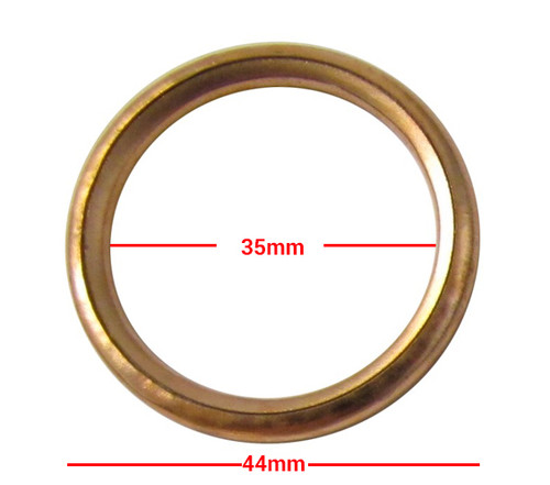 Fits Honda CB 250 N Super Dream Europe 1978 Exhaust Gasket - Copper Type Per 10