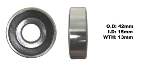 Fits Peugeot Satelis 125 Premium 4T 2006-2009 Wheel Bearing - Rear Right